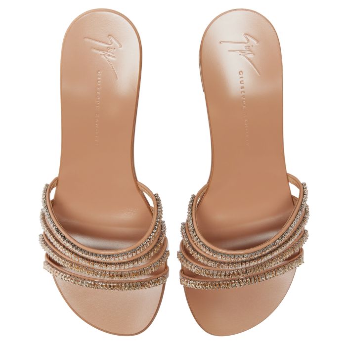 IRIDE CRYSTAL 40-Pink-Sandals