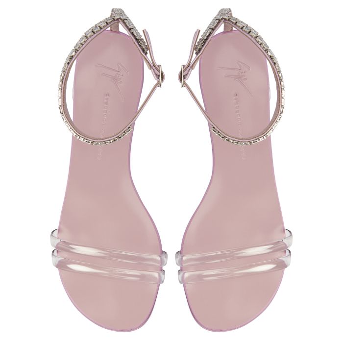 AGATHE PLEXI-Pink-Flats