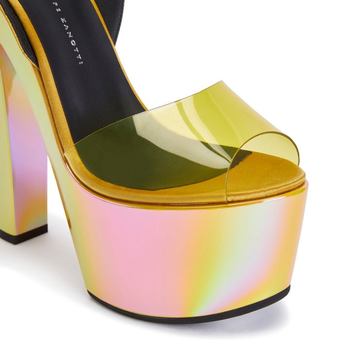 TARIFA PLEXI-Yellow-Sandals