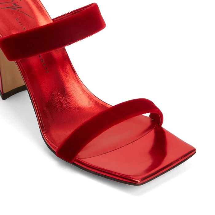 FLAMINIA-Red-Sandals