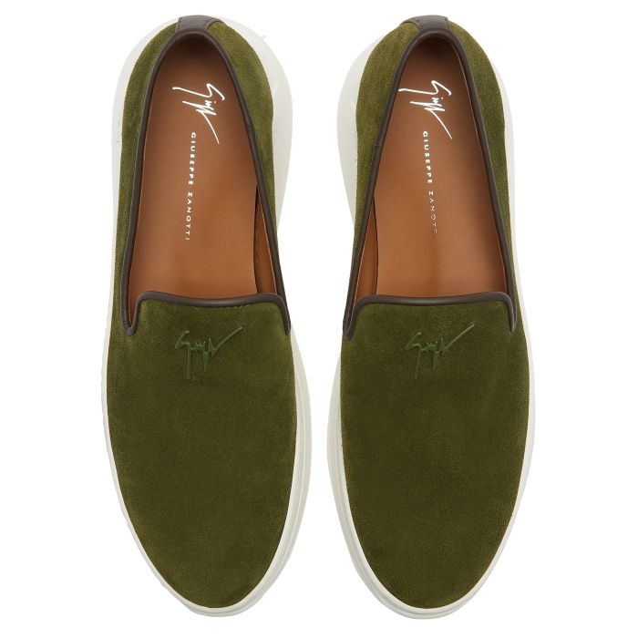 CONLEY ZIP-Green-Slip Ons