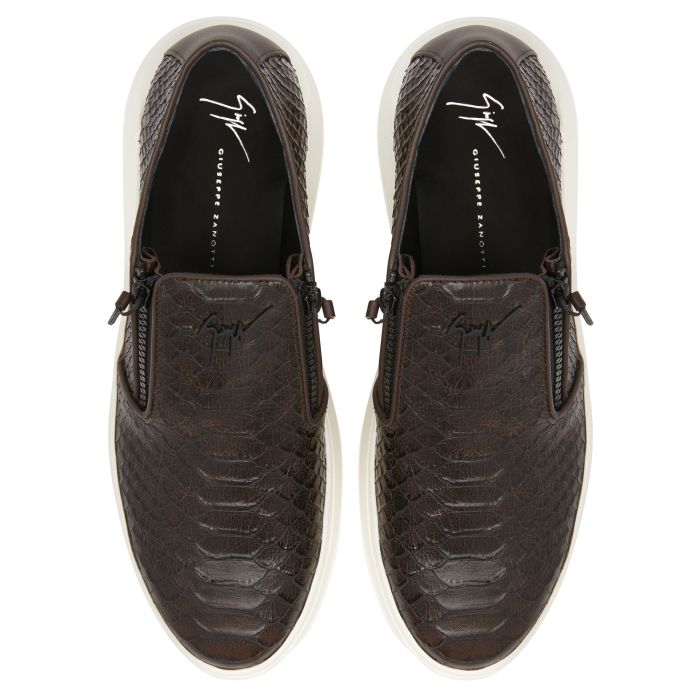 CONLEY ZIP-Brown-Slip Ons