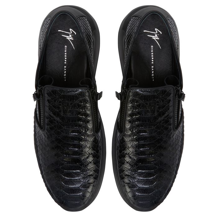 CONLEY ZIP-Blue-Slip Ons