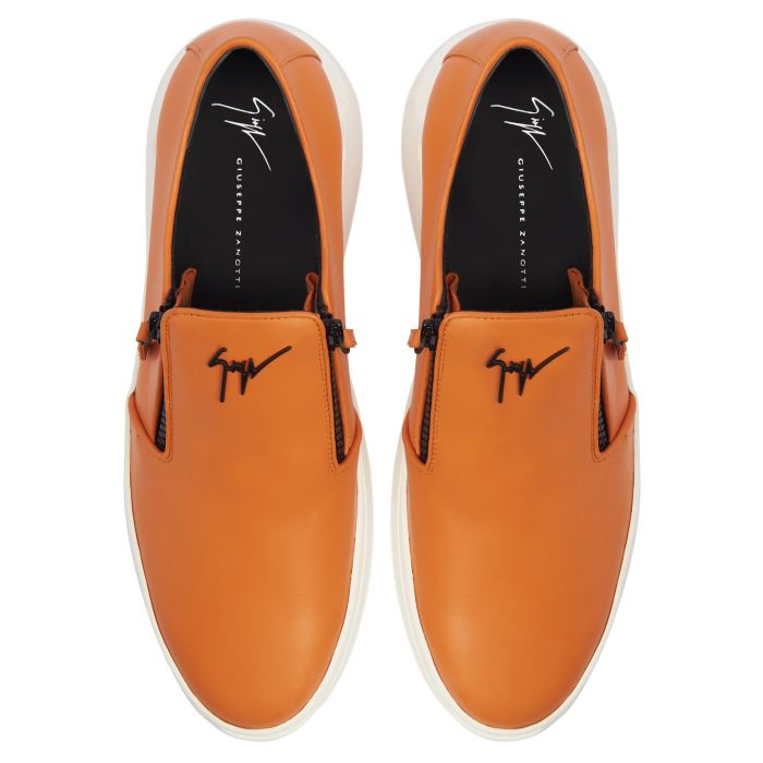 CONLEY ZIP-Orange-Slip Ons
