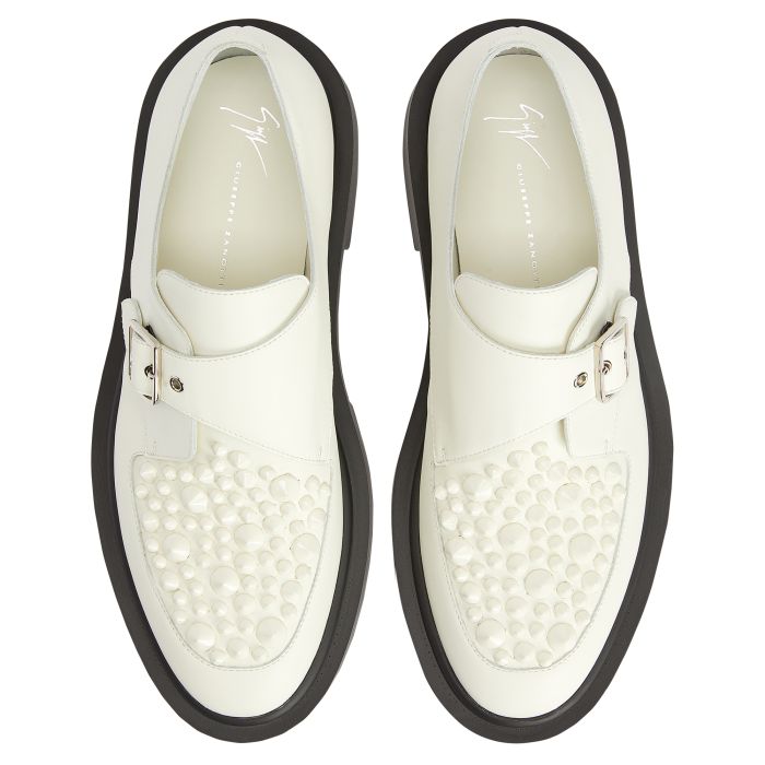 ADRIC STUDS-White-Lace Up