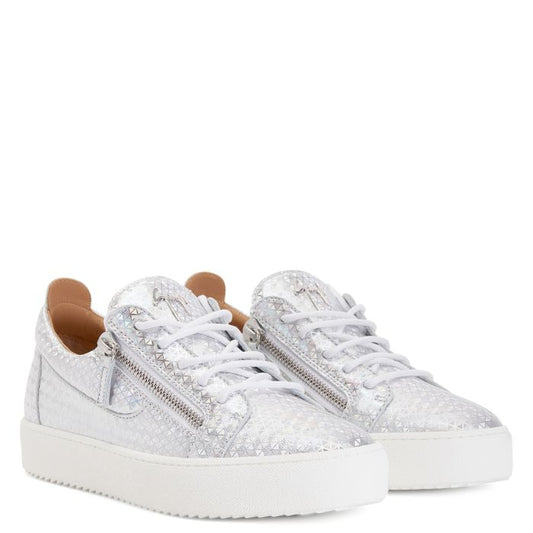 FRANKIE KALEIDO-Silver-Low-top Sneakers