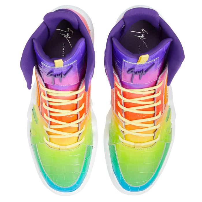 TALON RNBW-Multicolor-Mid Top Sneakers