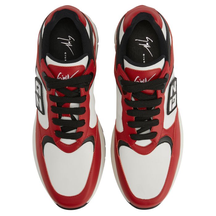 GZ RUNNER-Red-Low-top Sneakers