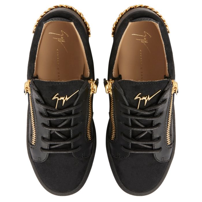 GAIL-Black-Low-top Sneakers