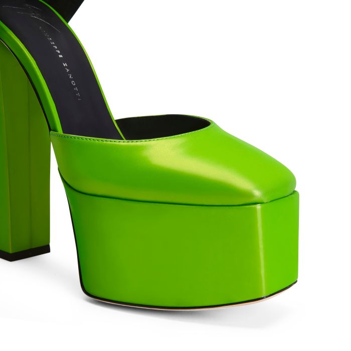  BEBE-Green-Sandals