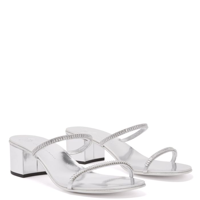  COLORFUL-Silver-Sandals
