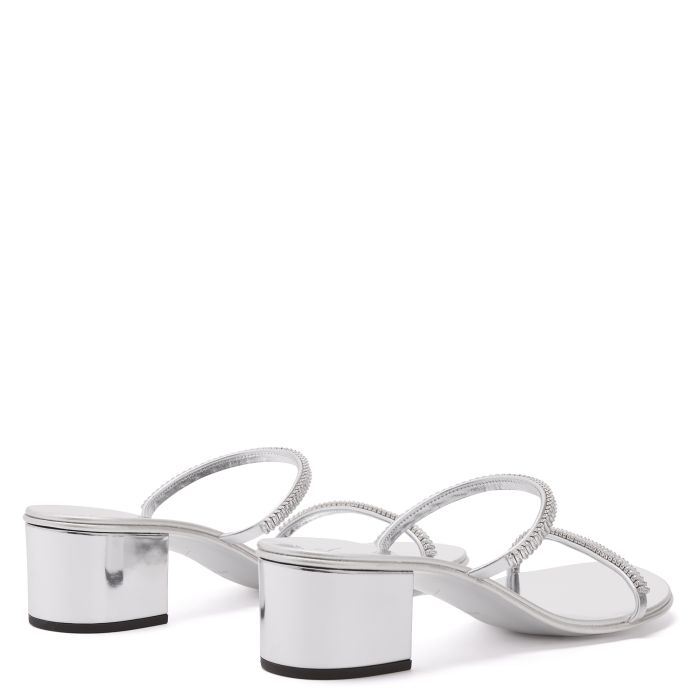  COLORFUL-Silver-Sandals