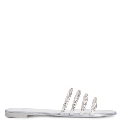  IRIDE CRYSTAL-Silver-Flats