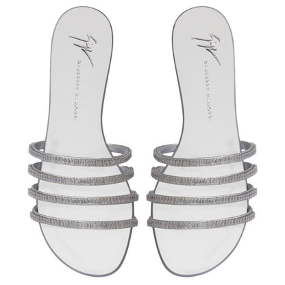  IRIDE CRYSTAL-Silver-Flats