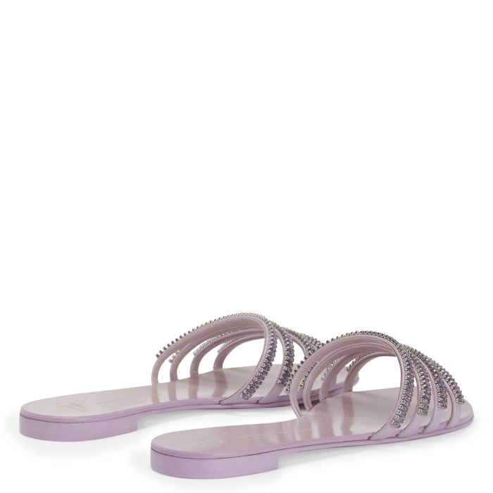  IRIDE CRYSTAL-Pink-Sandals