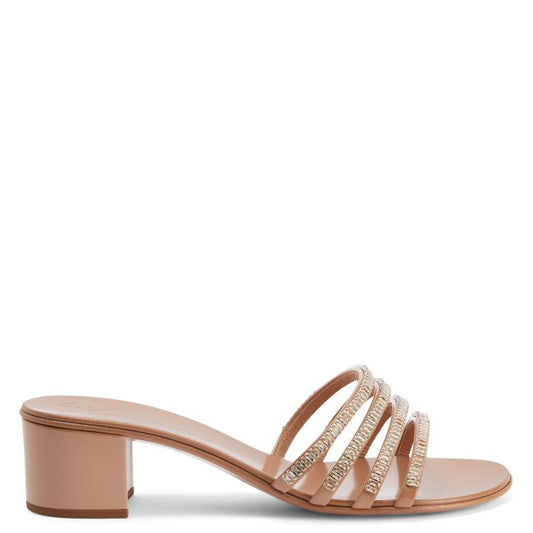  IRIDE CRYSTAL 40-Pink-Sandals
