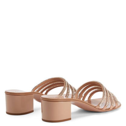  IRIDE CRYSTAL 40-Pink-Sandals