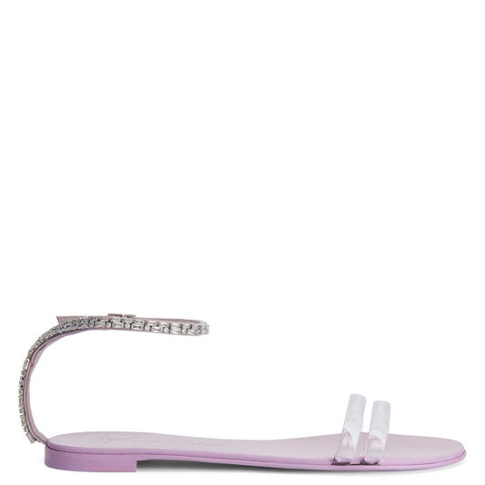  AGATHE PLEXI-Pink-Flats