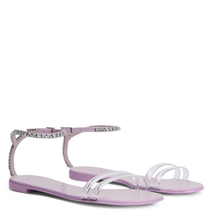  AGATHE PLEXI-Pink-Flats