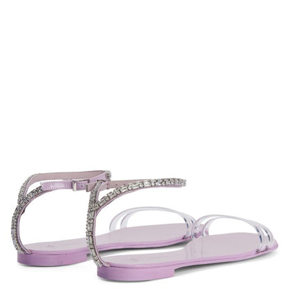  AGATHE PLEXI-Pink-Flats