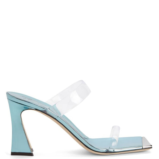  FLAMINIA PLEXI-Blue-Sandals