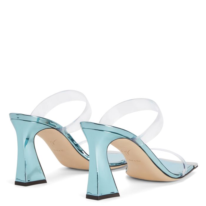  FLAMINIA PLEXI-Blue-Sandals
