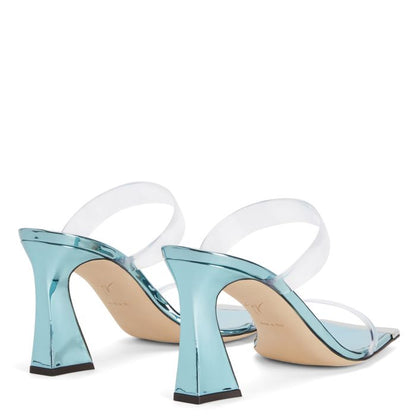  FLAMINIA PLEXI-Blue-Sandals