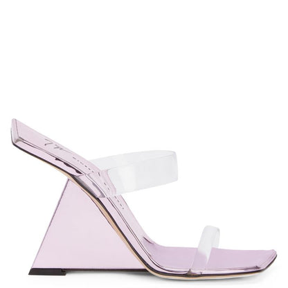  FLORANCE PLEXI-Pink-Wedges