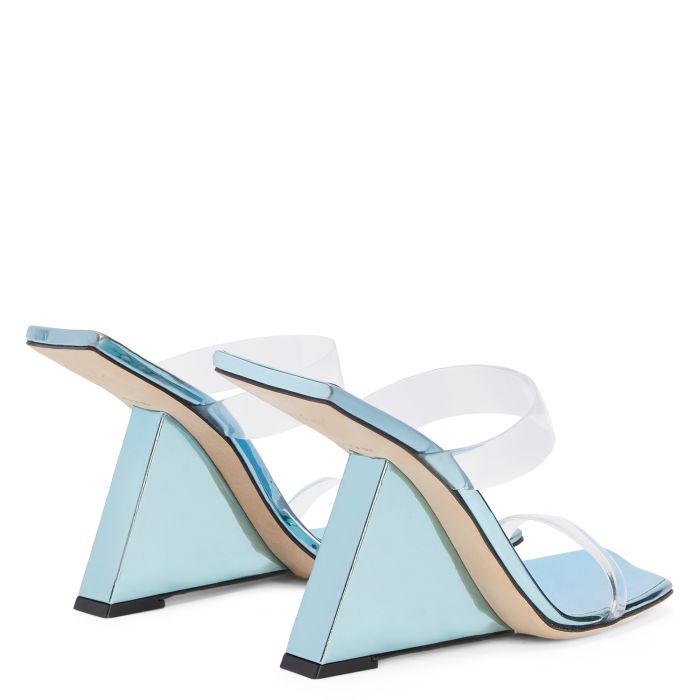  FLORANCE PLEXI-Blue-Wedges