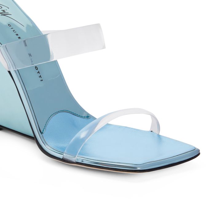  FLORANCE PLEXI-Blue-Wedges