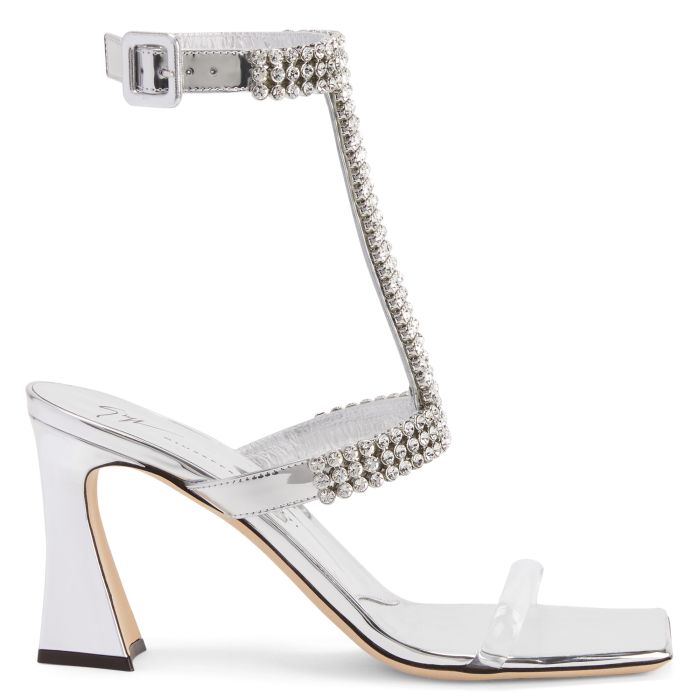  DEVINE CRYSTAL-Silver-Sandals