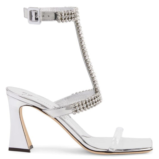  DEVINE CRYSTAL-Silver-Sandals