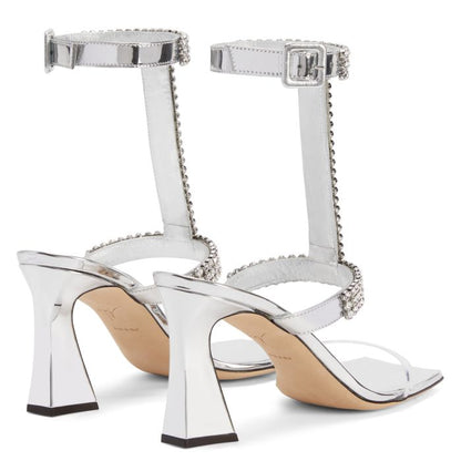  DEVINE CRYSTAL-Silver-Sandals