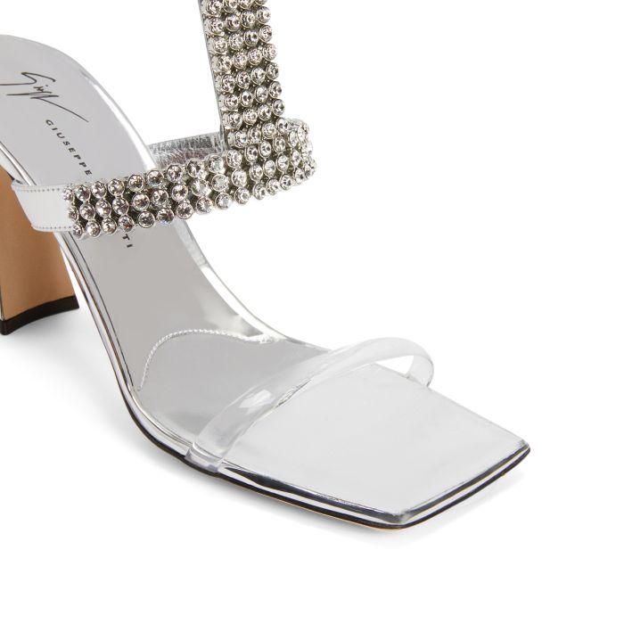  DEVINE CRYSTAL-Silver-Sandals