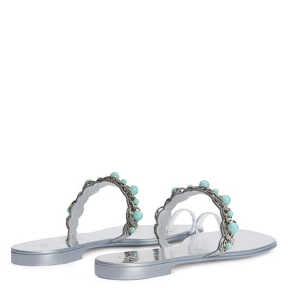  MARGUERITHE FLAT-Silver-Flats