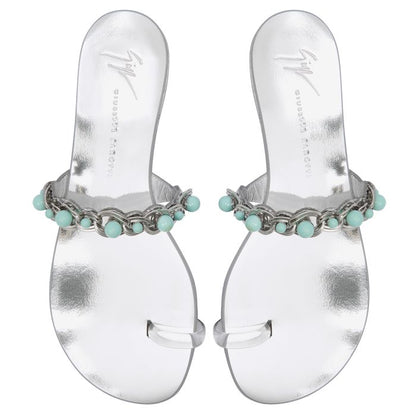  MARGUERITHE FLAT-Silver-Flats