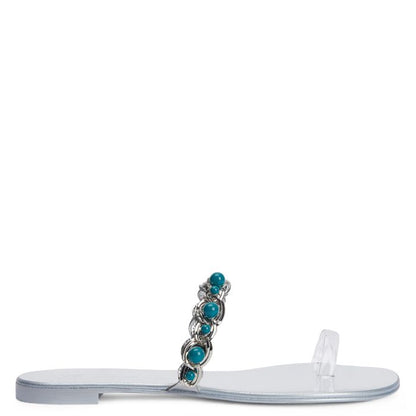  MARGUERITHE FLAT-Silver-Flats