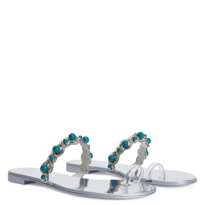  MARGUERITHE FLAT-Silver-Flats