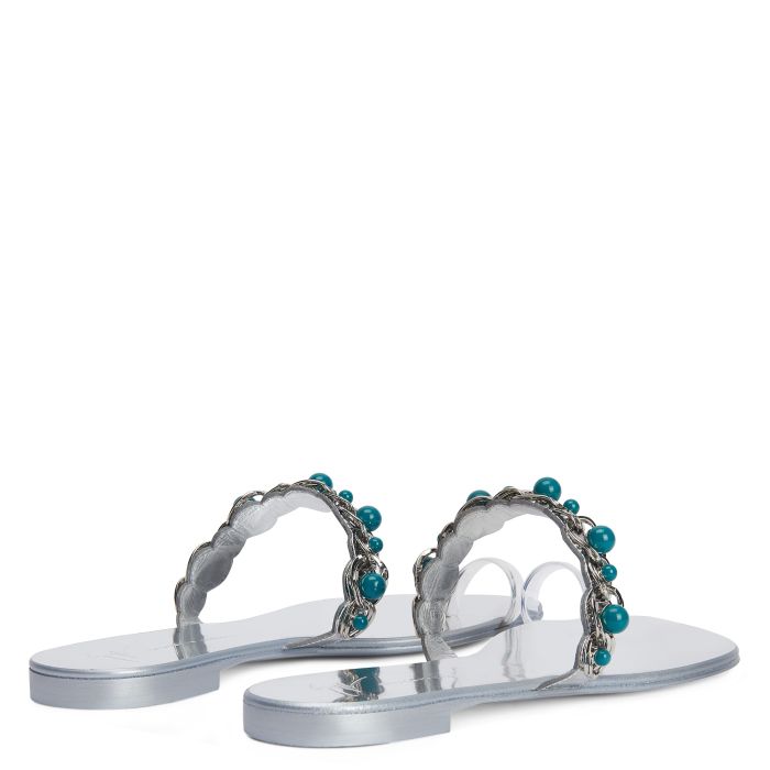  MARGUERITHE FLAT-Silver-Flats