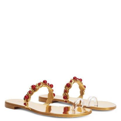  MARGUERITHE FLAT-Gold-Flats