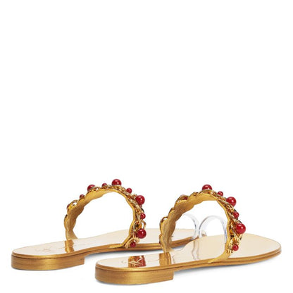  MARGUERITHE FLAT-Gold-Flats