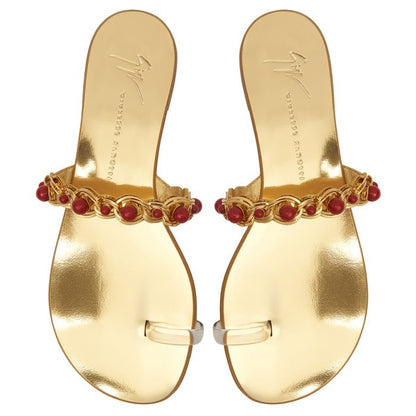  MARGUERITHE FLAT-Gold-Flats