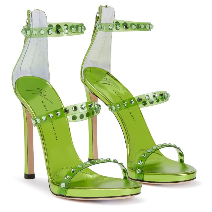 HARMONY SHINE-Green-Sandals