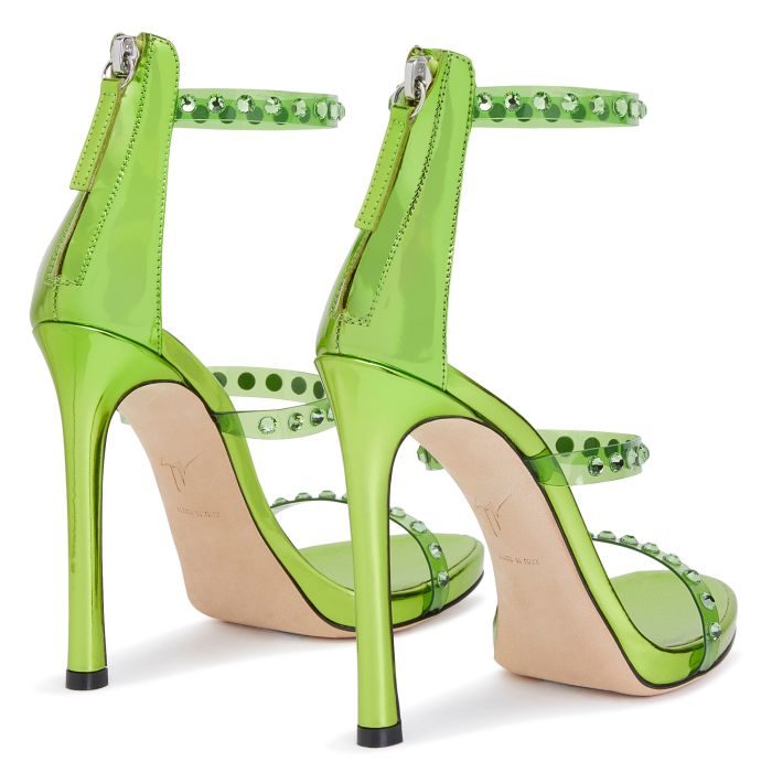  HARMONY SHINE-Green-Sandals