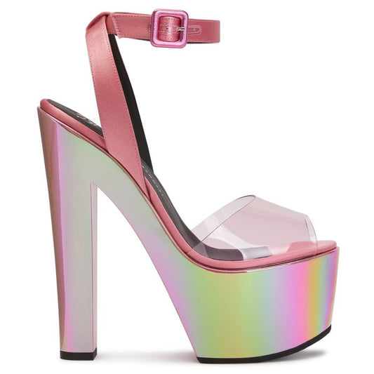  TARIFA PLEXI-Pink-Sandals