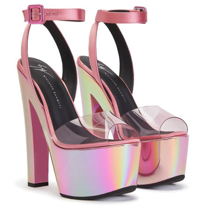  TARIFA PLEXI-Pink-Sandals