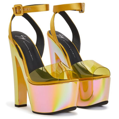  TARIFA PLEXI-Yellow-Sandals
