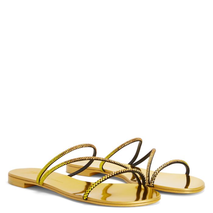  JULIANNE FLAT-Yellow-Flats