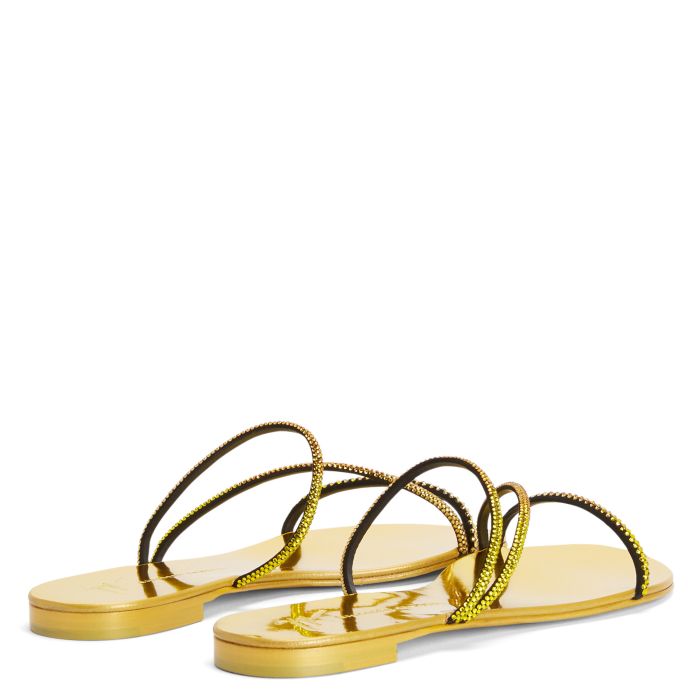  JULIANNE FLAT-Yellow-Flats