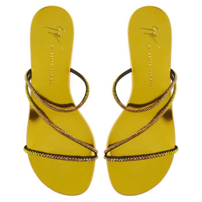  JULIANNE FLAT-Yellow-Flats